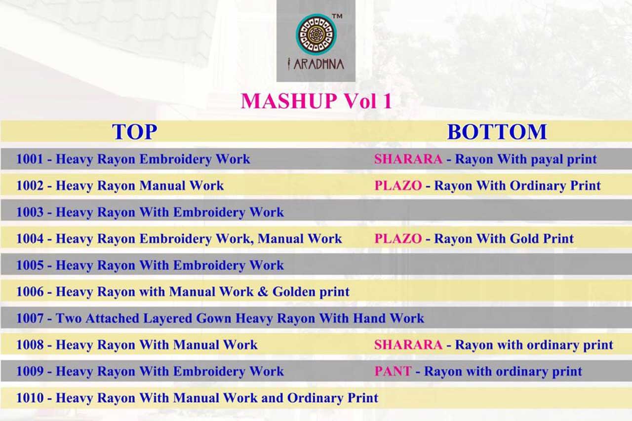 Mashup Vol-1 Rayon Wholesale Kurti Set Mashup Vol-1 Rayon Wholesale Kurti Set